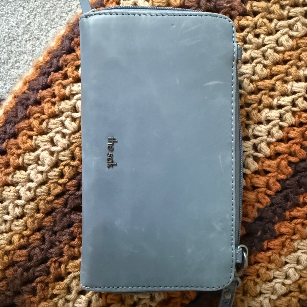The Sak Blue Leather Wallet